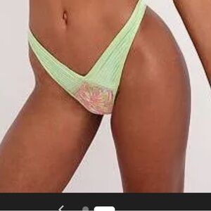 For Love and Lemons Electric Fields Thong Panty